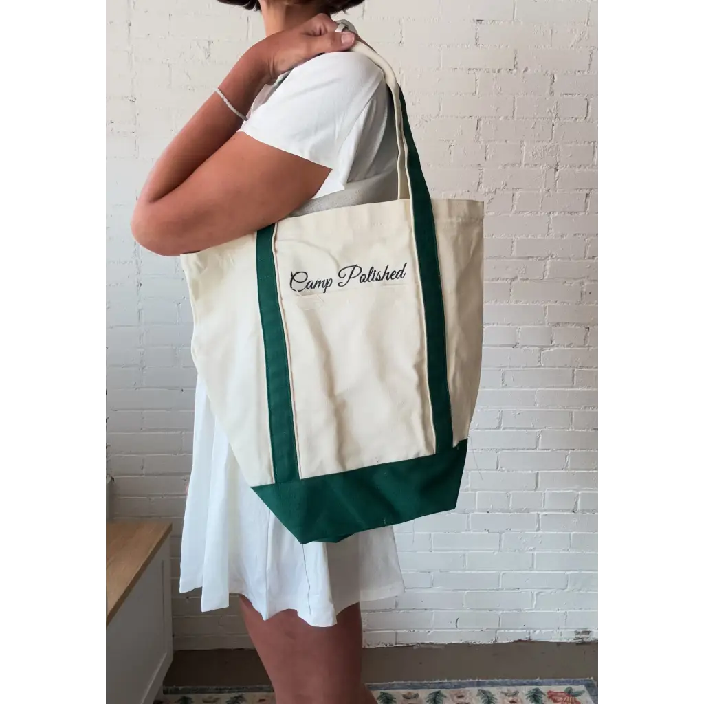 Camp Polished Boat Tote: FREE with $100 Purchase