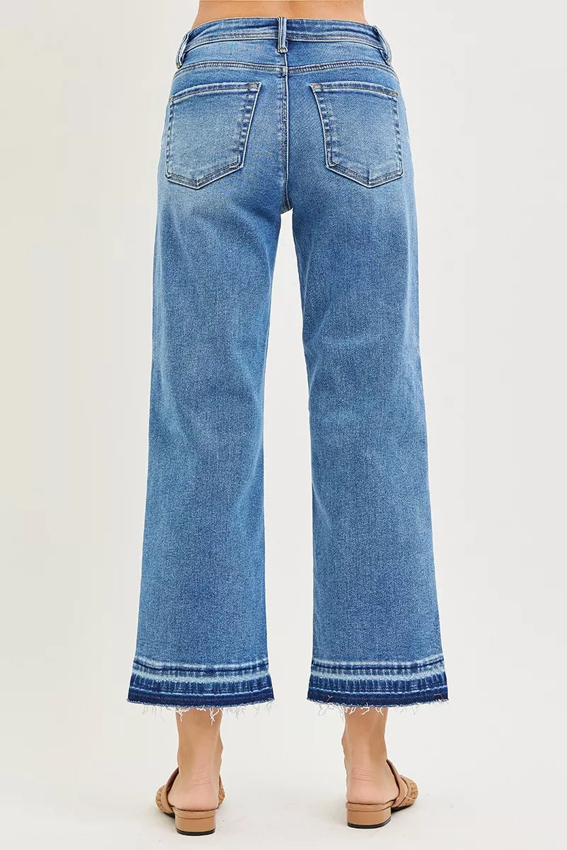 RISEN Slouchy Cropped Boyfriend Jeans