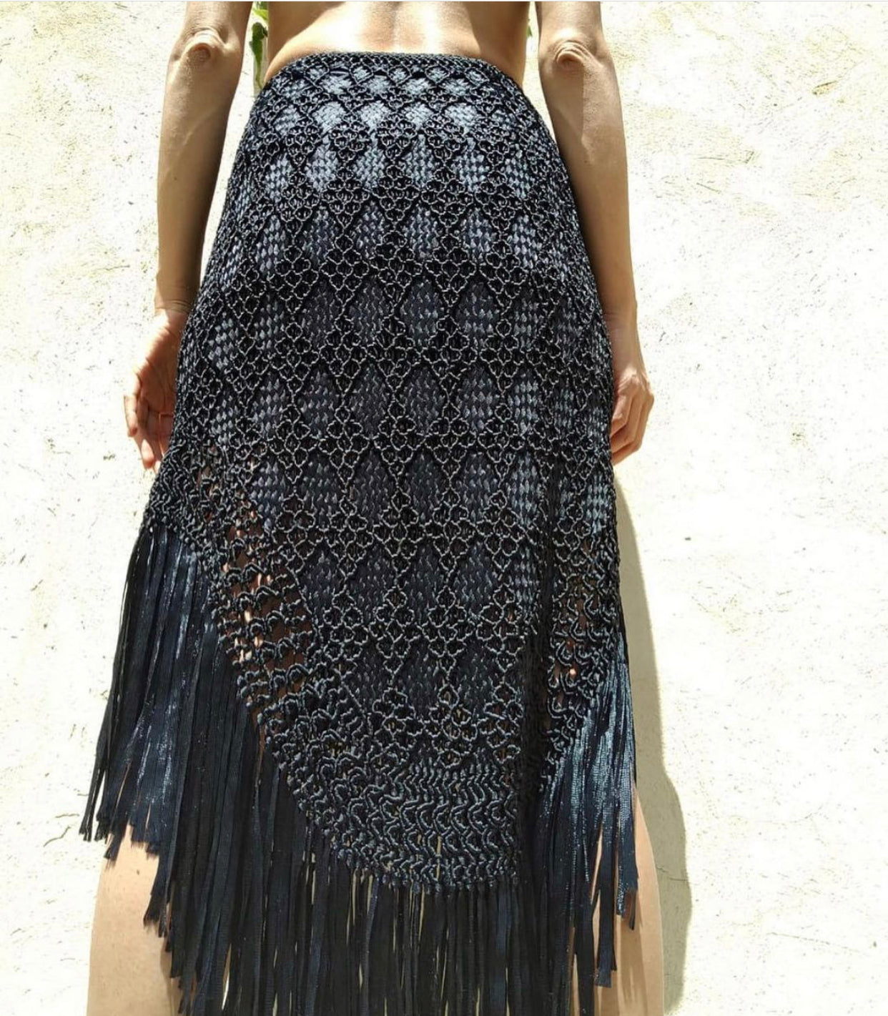 MENEK · Handmade Macrame Skirt – V