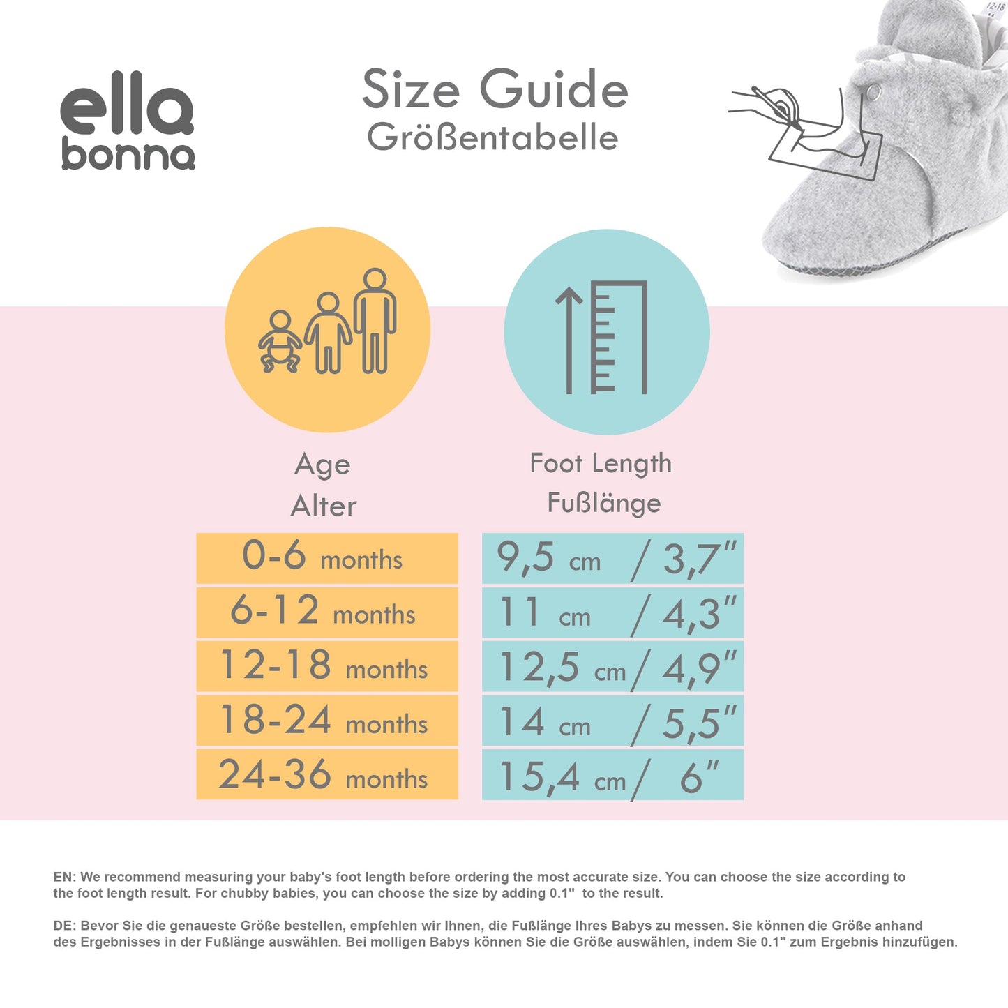 Muslin Stay On Baby Booties Smaltblue