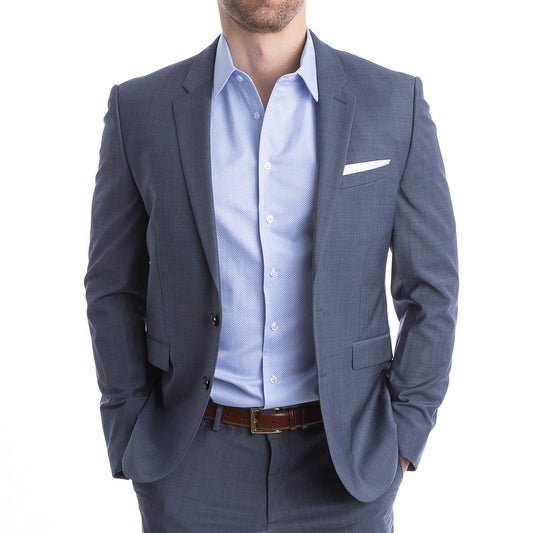 goTIELESS Ultimate Dress Shirt (Blue Diamond)