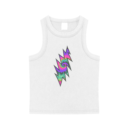 1+3 Bolt DeadHead Snow Washed Tank Top