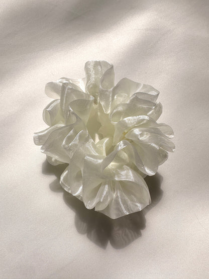 Cloud Ruffle Scrunchie