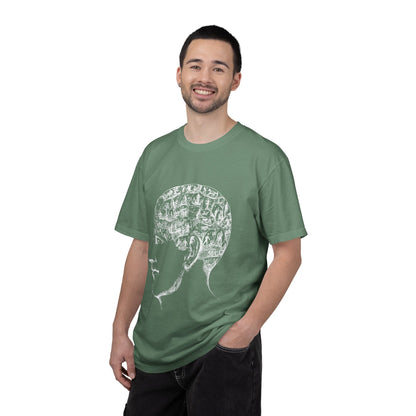 Youth Profile Collage T-Shirt — Vintage Silhouette Art Tee