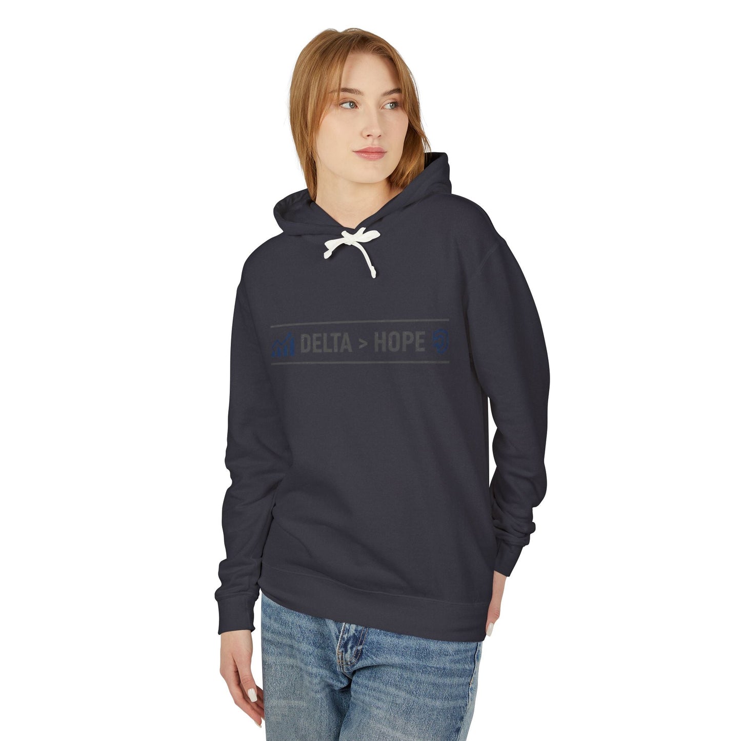 Delta Hope Hoodie — Lightweight Hooded Sweatshirt