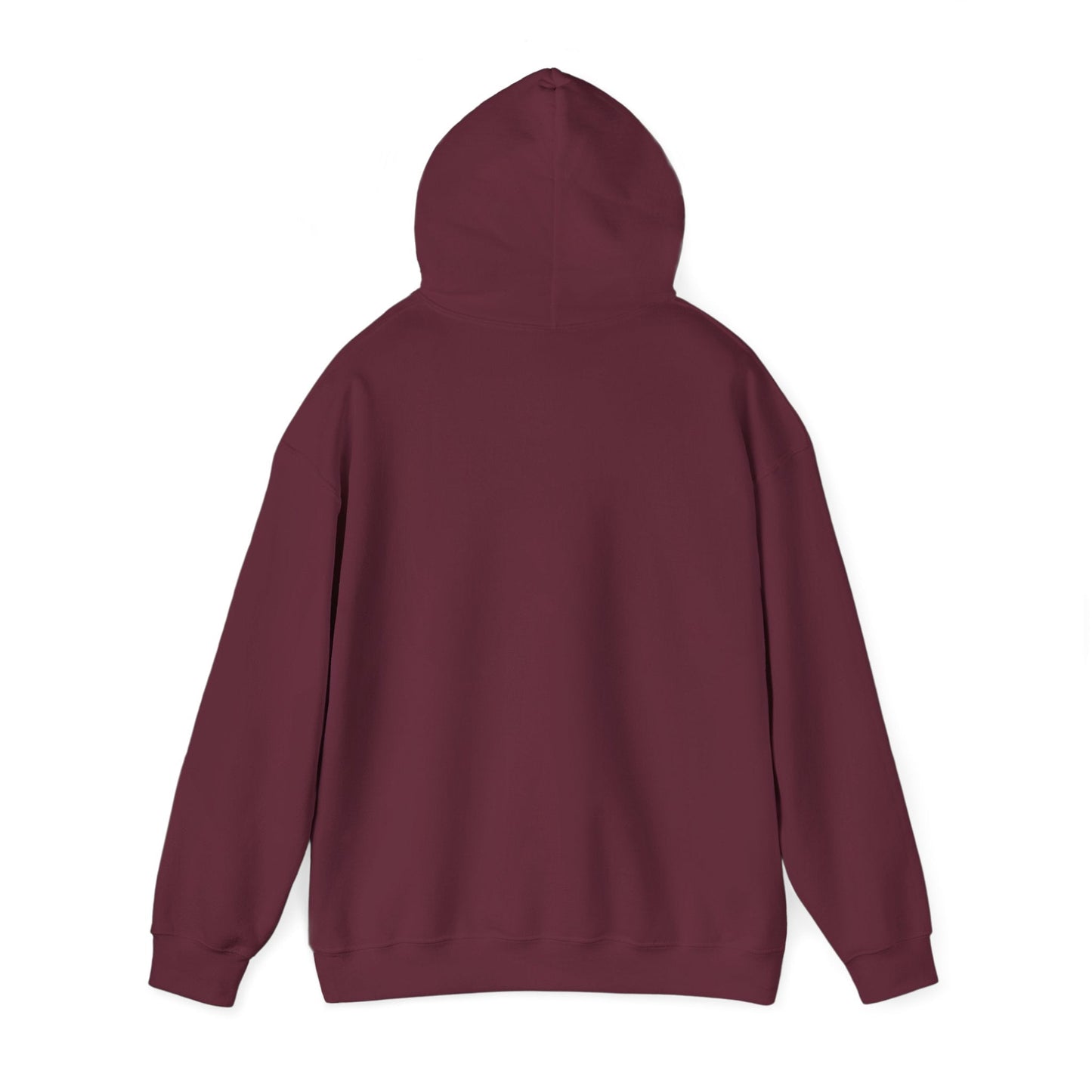Minimal White Hoodie — Classic Unisex Heavy Blend Hooded Sweatshirt