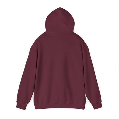 Minimal White Hoodie — Classic Unisex Heavy Blend Hooded Sweatshirt