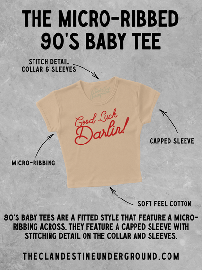 Underground Original Design: Welcome to Memphis, Tennessee Micro-Ribbed Baby Tee