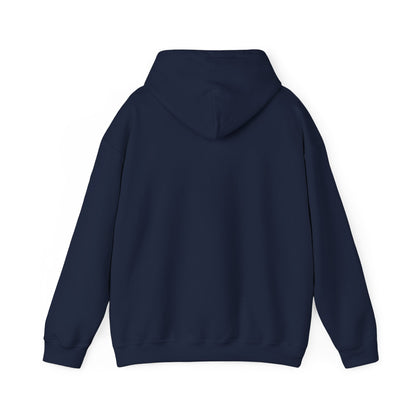 Minimal White Hoodie — Classic Unisex Heavy Blend Hooded Sweatshirt