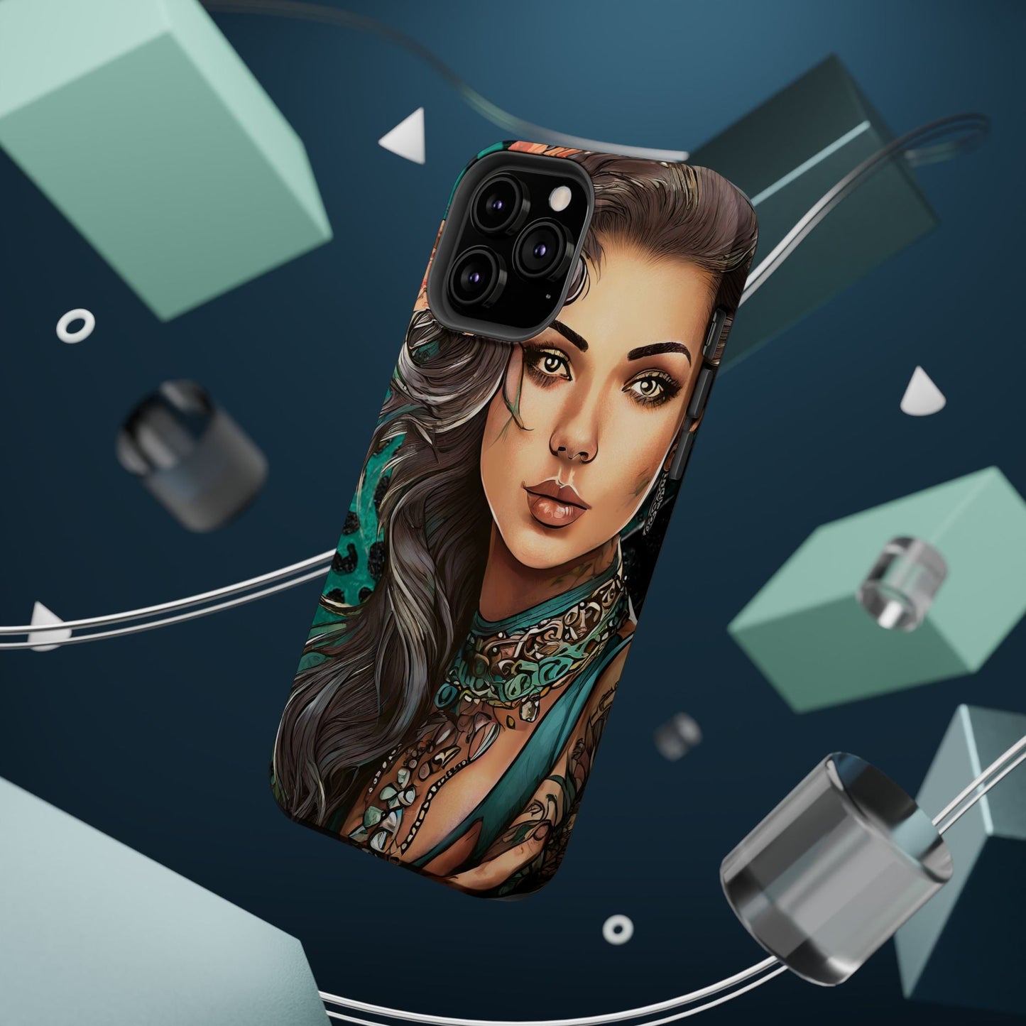 Vibrant Beauty Magnetic Tough Phone Case