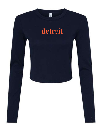 Detroit Baseball Puff Baby T