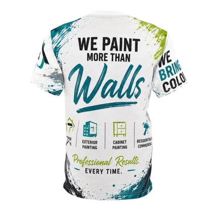 Premier Painting Solutions Brushstroke Tee — Painting Company Logo Shirt