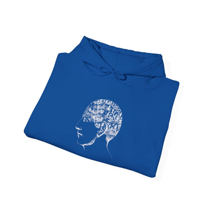Men's Brain Graphic Hoodie — Mind Full of Ideas Sweatshirt