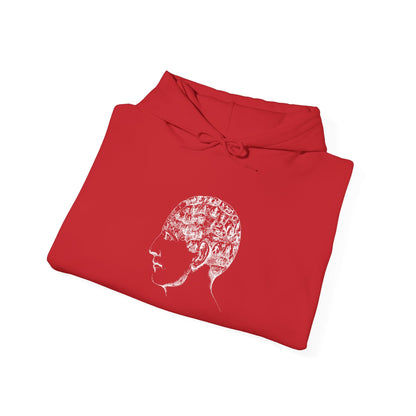 Men's Brain Graphic Hoodie — Mind Full of Ideas Sweatshirt