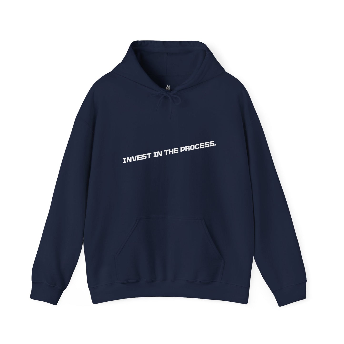 Minimal White Hoodie — Classic Unisex Heavy Blend Hooded Sweatshirt