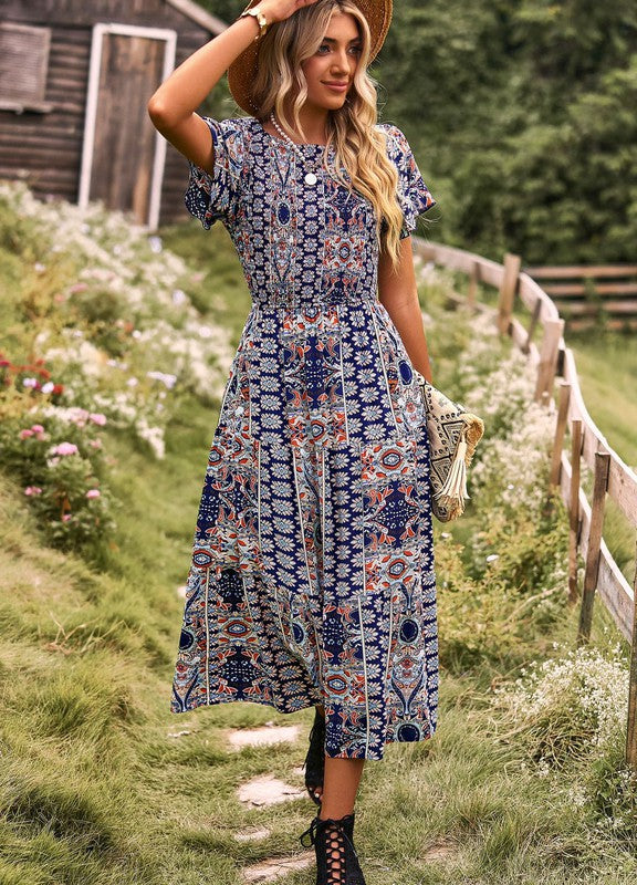 Printed Dress
