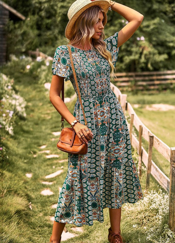Printed Dress