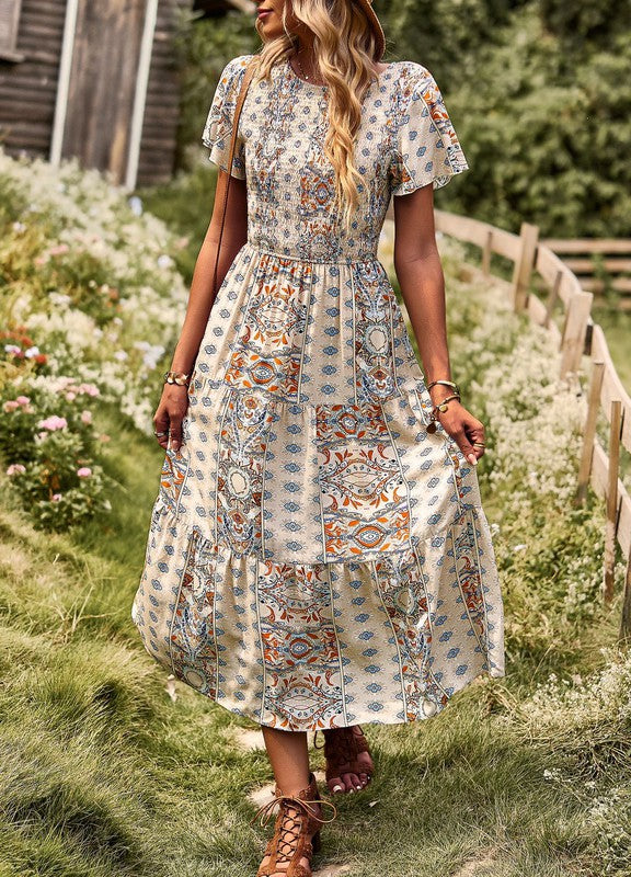Printed Dress