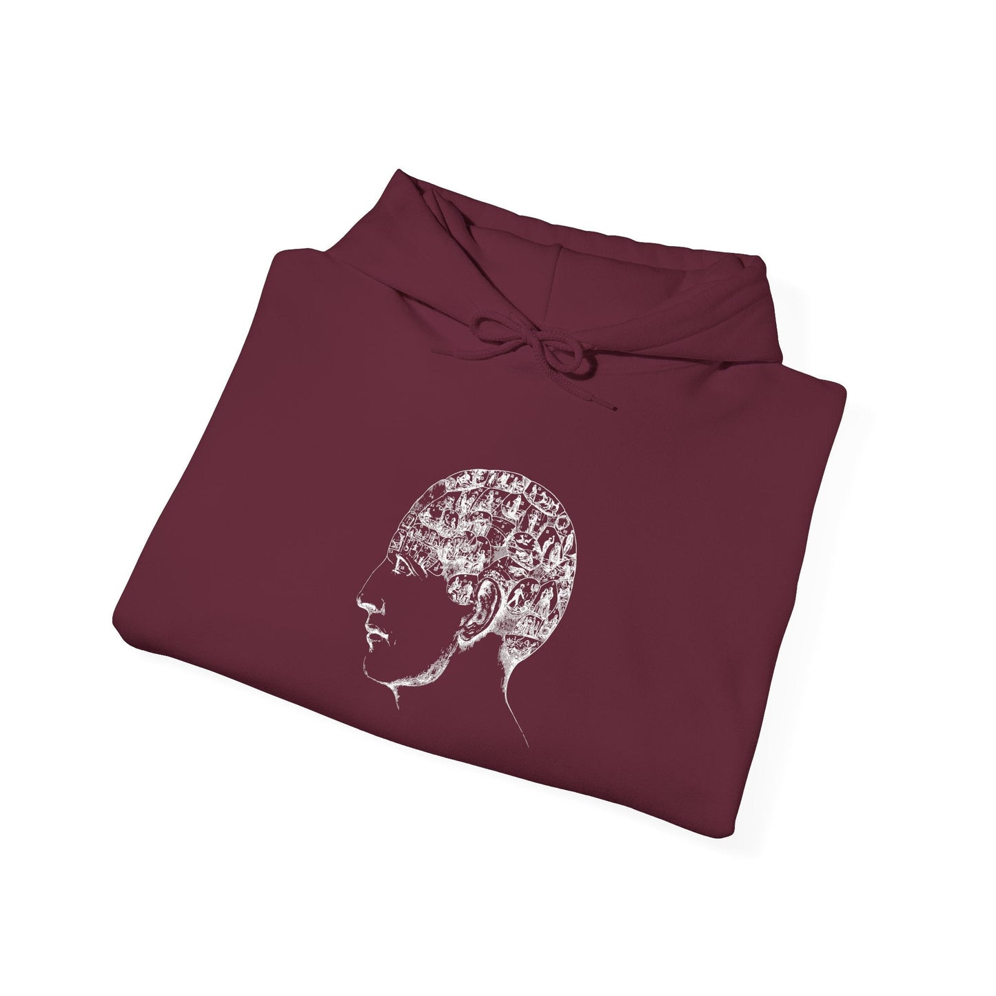 Men's Brain Graphic Hoodie — Mind Full of Ideas Sweatshirt