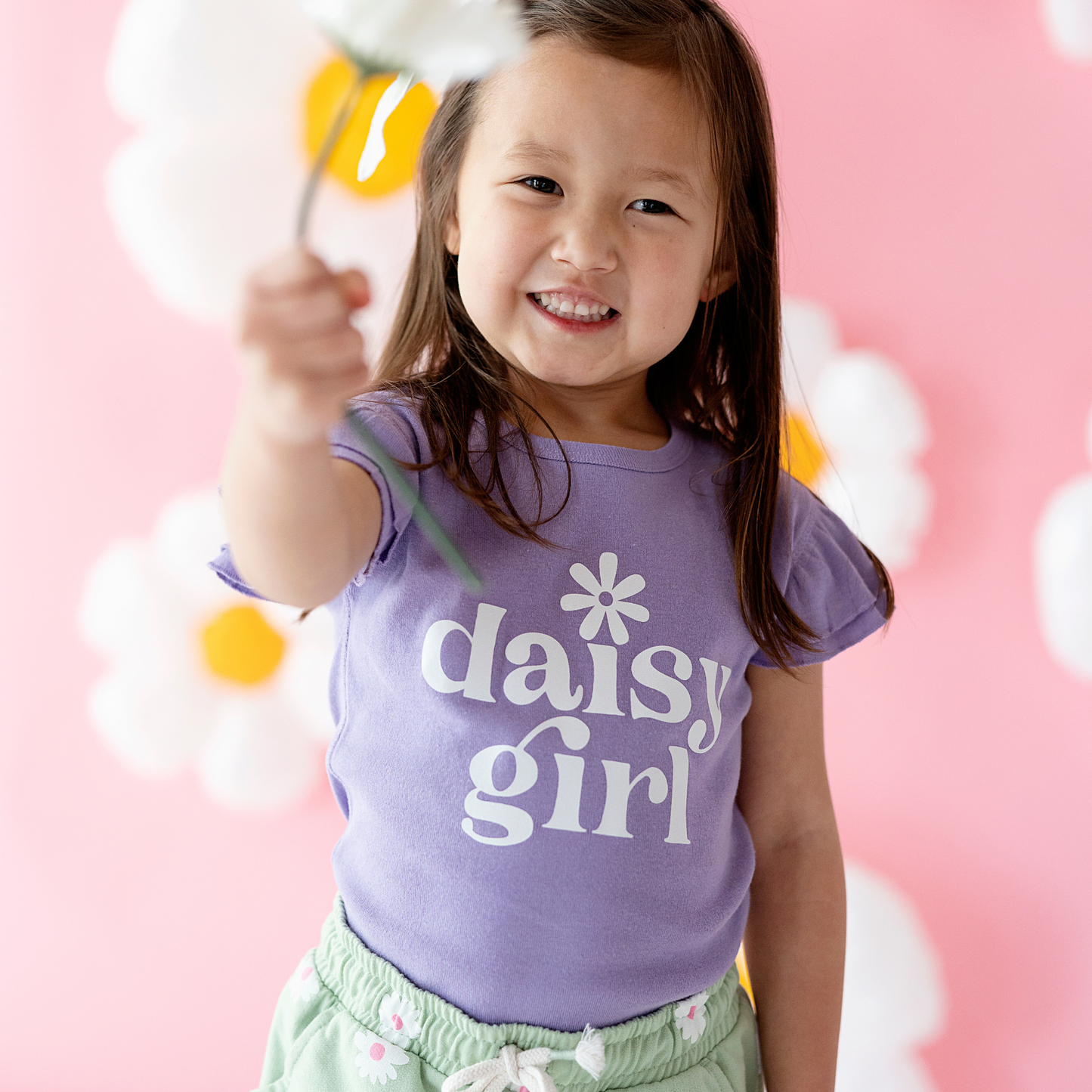 Daisy Girl Puff Sleeve