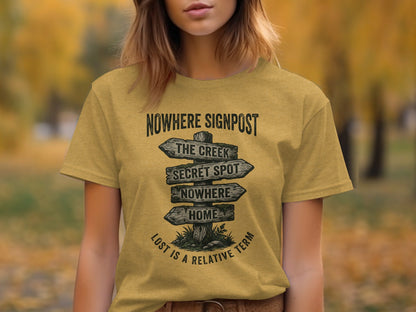 Nowhere Signpost Adventure: Backcountry Outpost Shirt