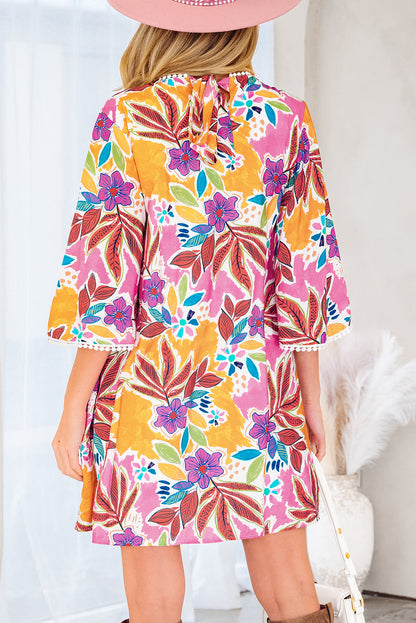 Emersyn Sleeve Swing Mini Dress