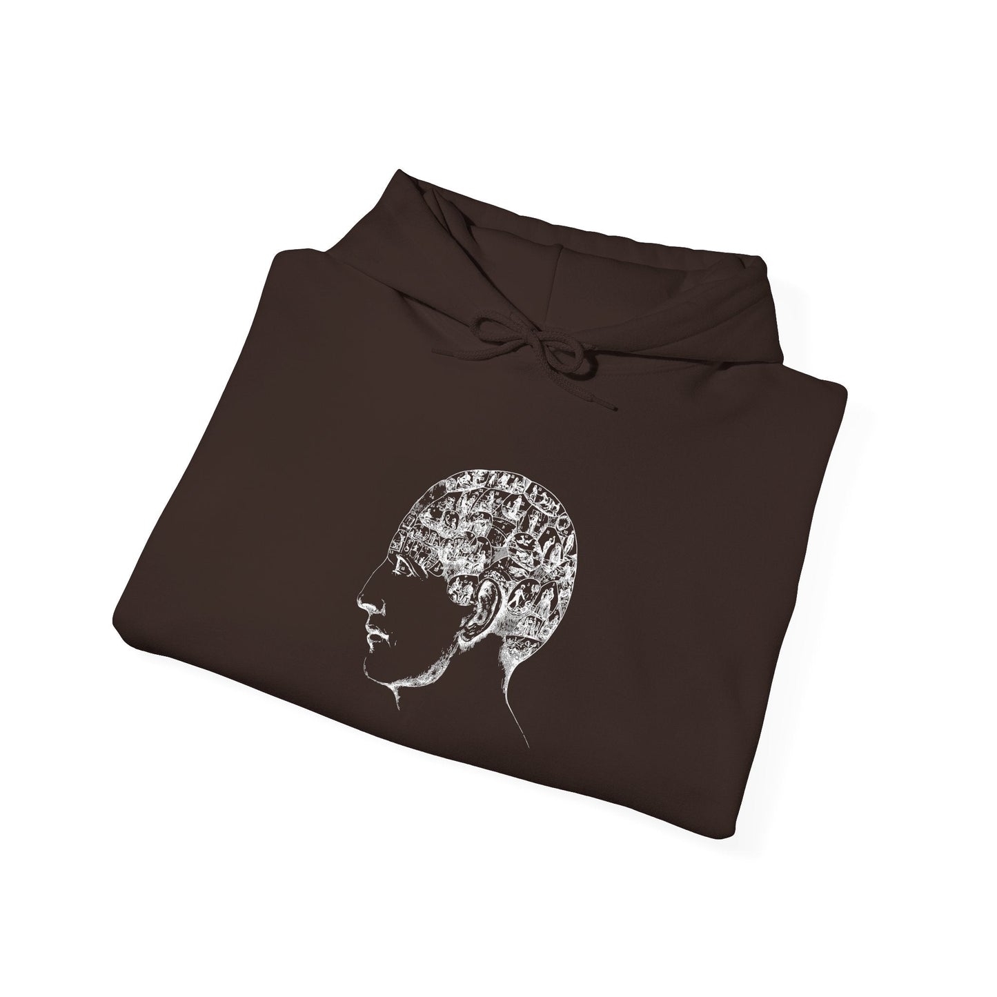 Men's Brain Graphic Hoodie — Mind Full of Ideas Sweatshirt