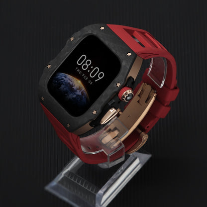 Luxury Mod Kit for Apple Watch 10/11 (42/46mm) - Rose Gold Edition