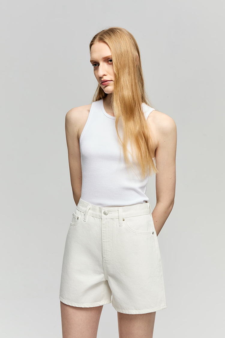 Golden Hour High Rise Girlfriend Shorts HJ801