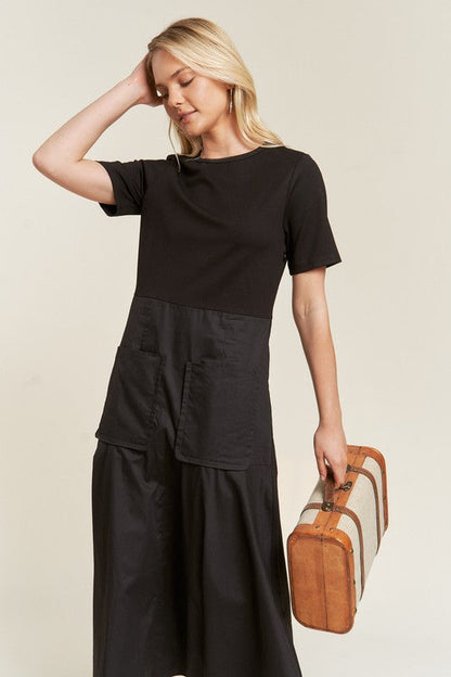 Knit Mix Dress