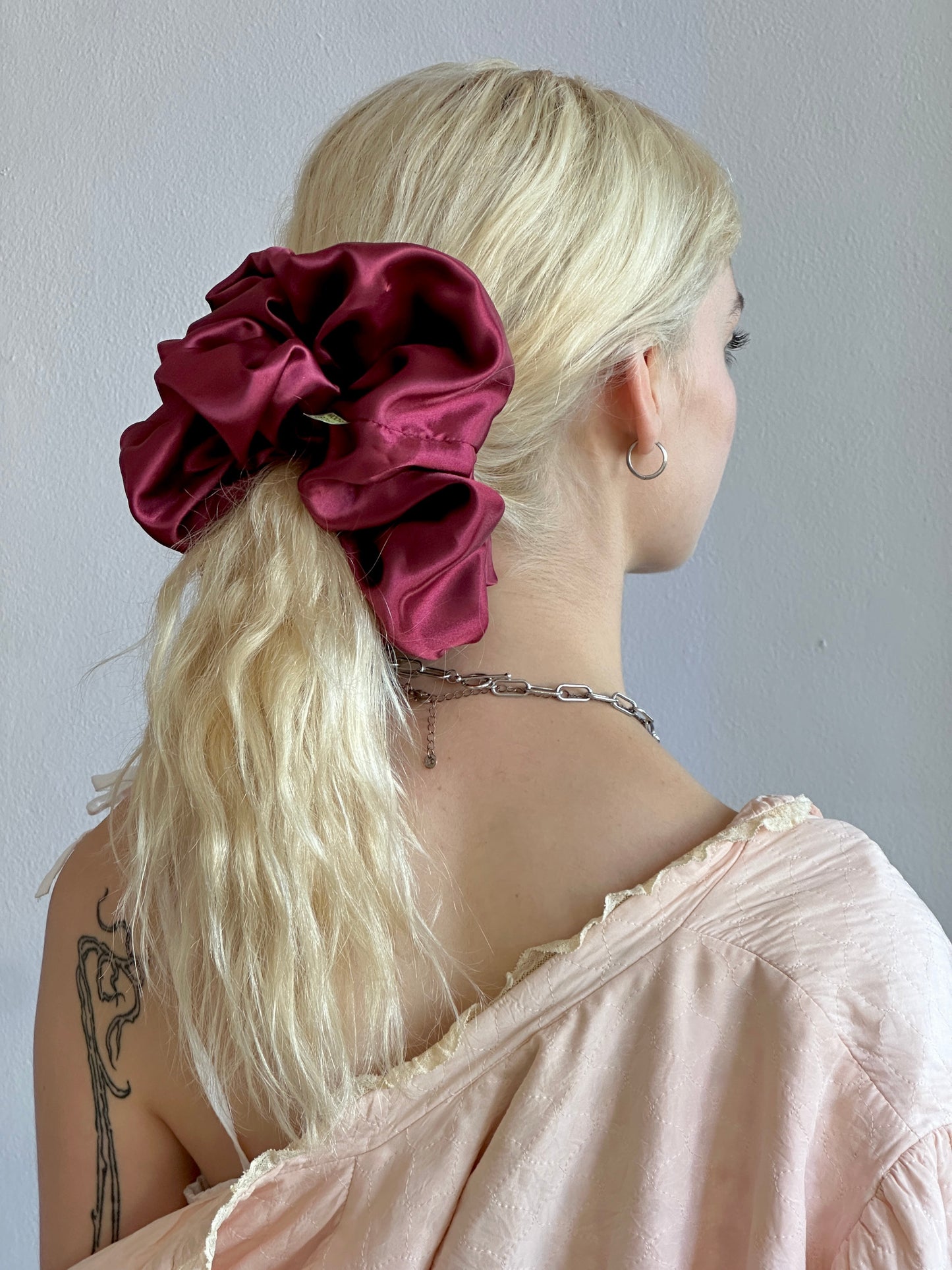 Giant Satin Scrunchie