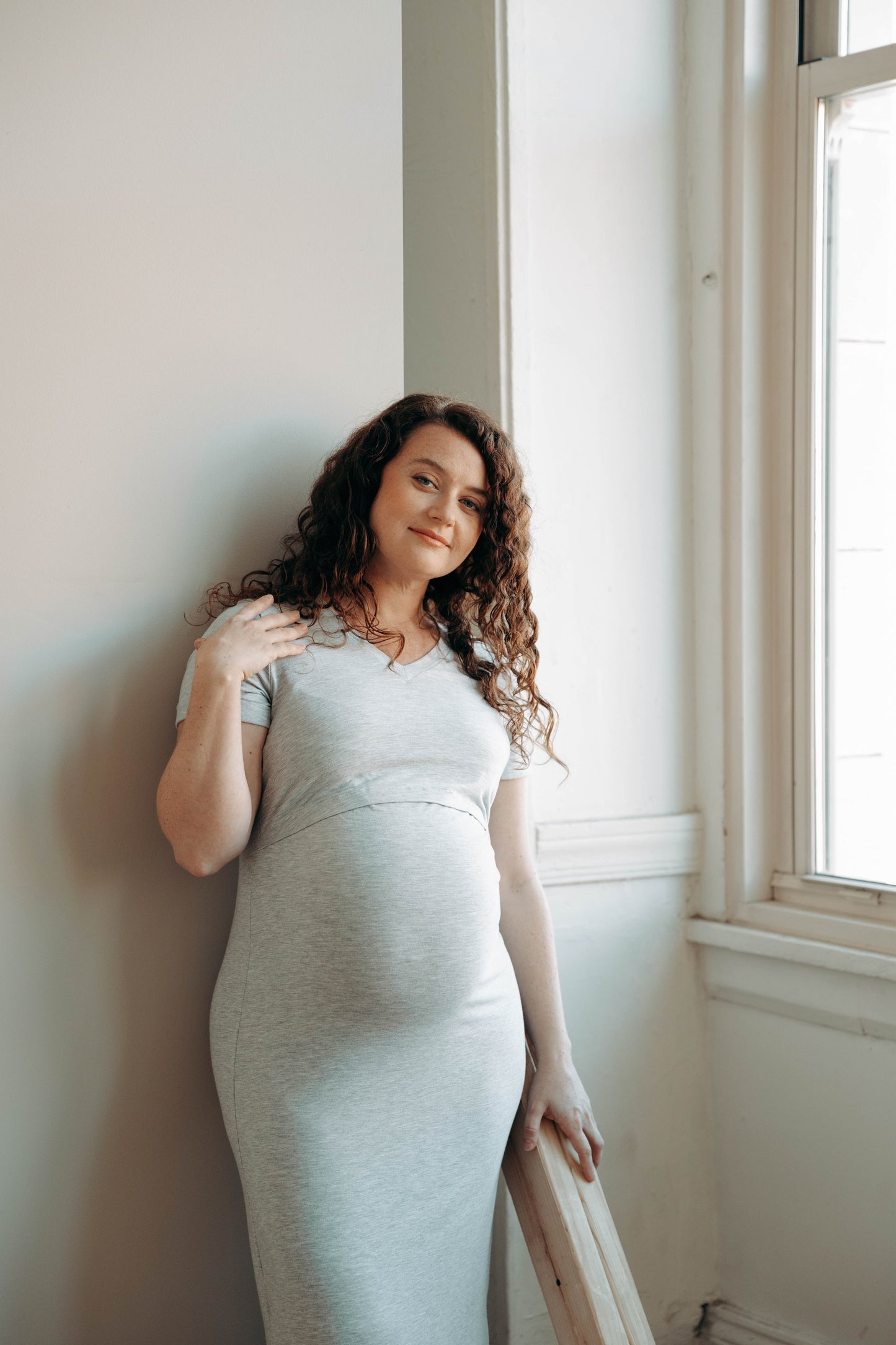 Everyday Breastfeeding Dress - Navy
