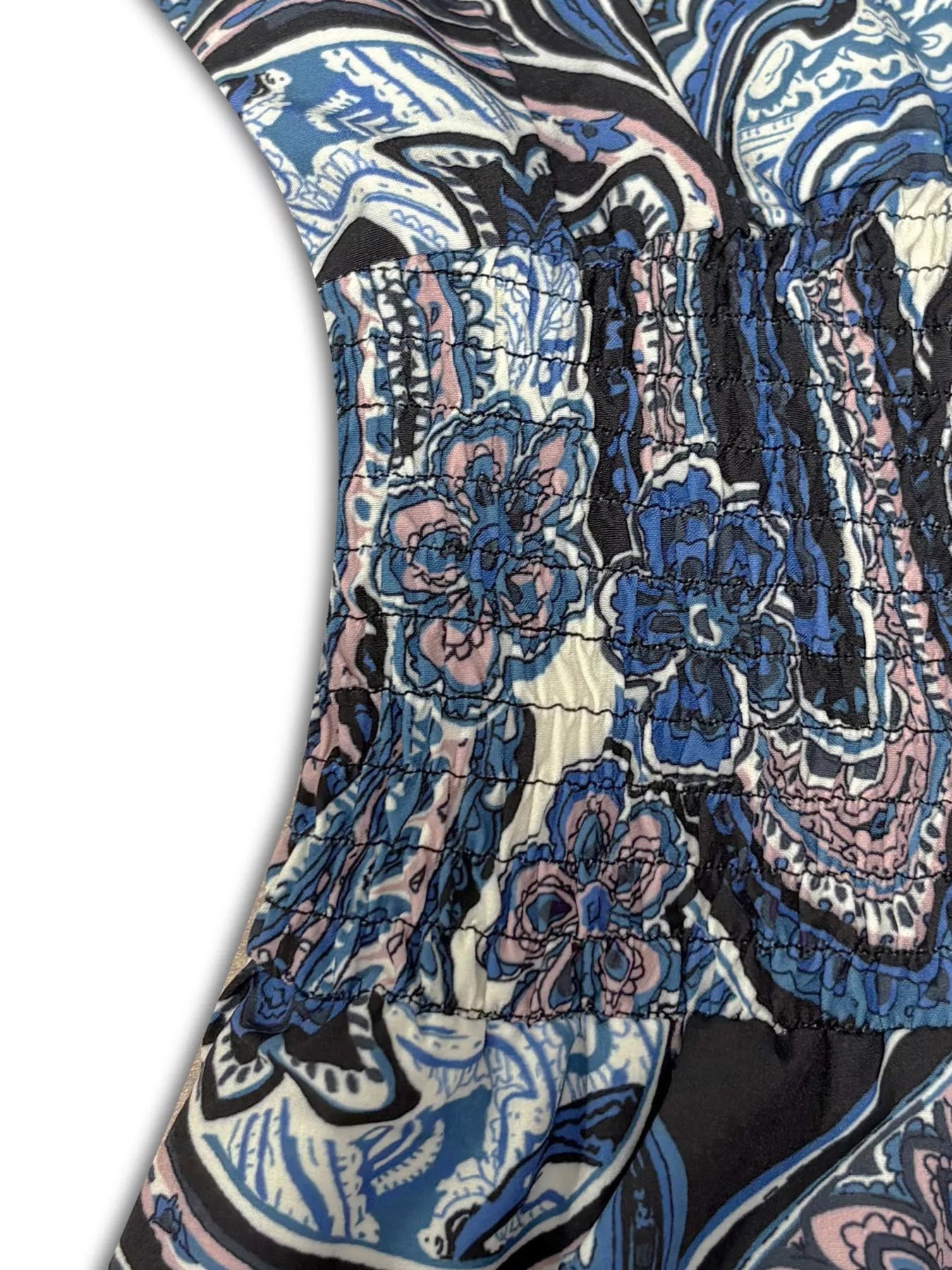 Plus Size Floral V-Neck Cap Sleeve Maxi Dress