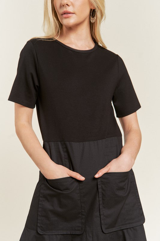 Knit Mix Dress