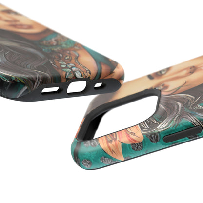 Vibrant Beauty Magnetic Tough Phone Case