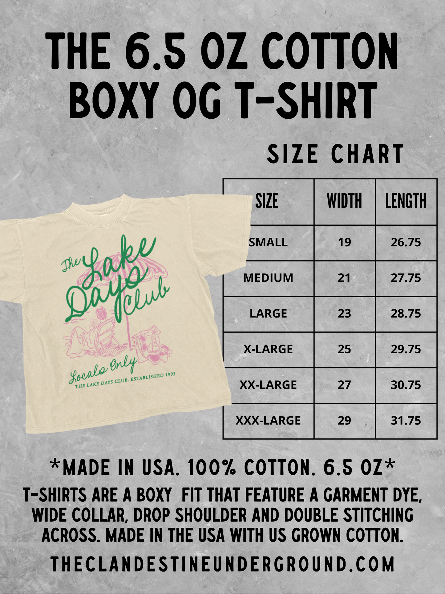 Underground Original Design: Moose Jaw, Saskatchewan Canada Boxy Cotton TShirt
