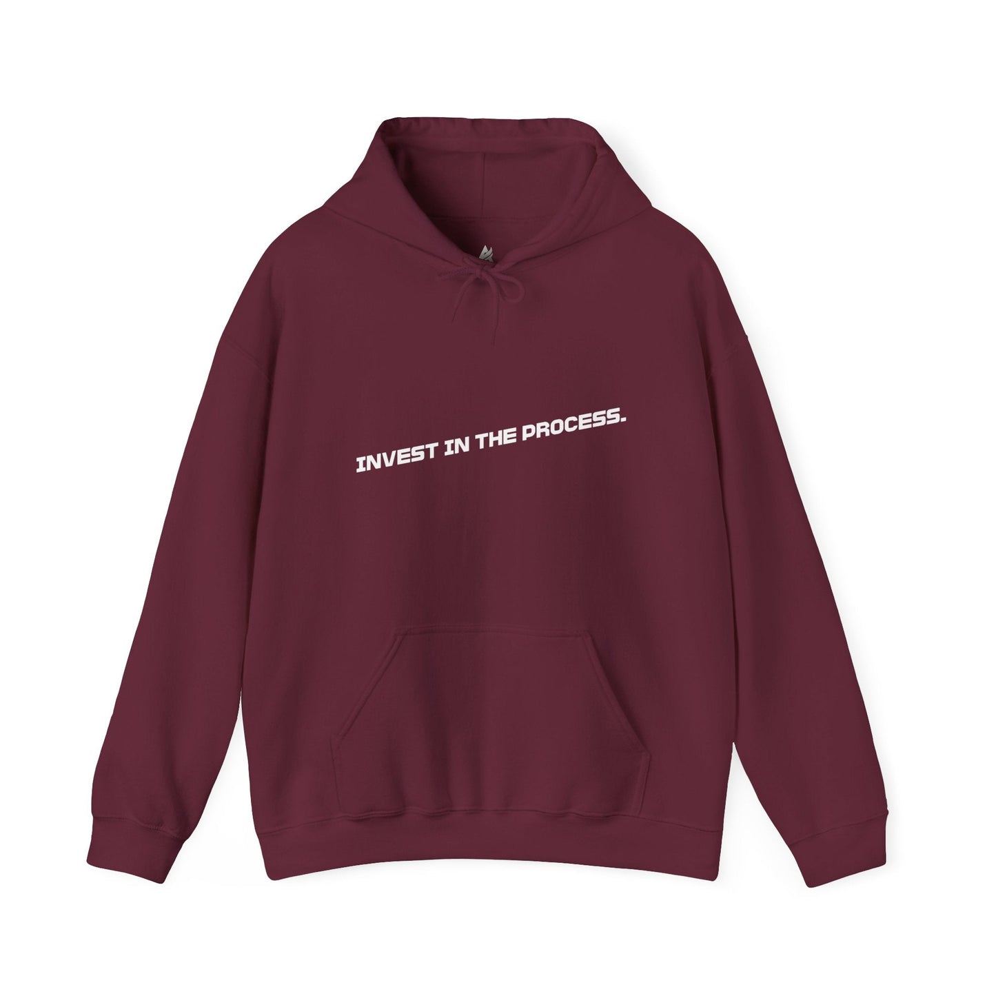 Minimal White Hoodie — Classic Unisex Heavy Blend Hooded Sweatshirt