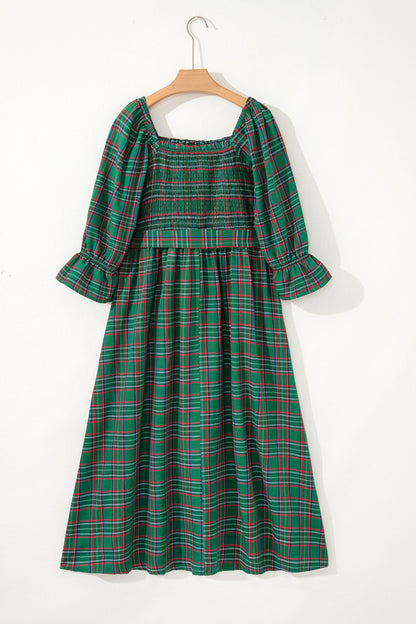 Scarlett Waist Flared Midi Dress