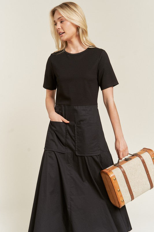 Knit Mix Dress