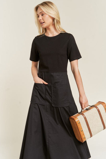 Knit Mix Dress