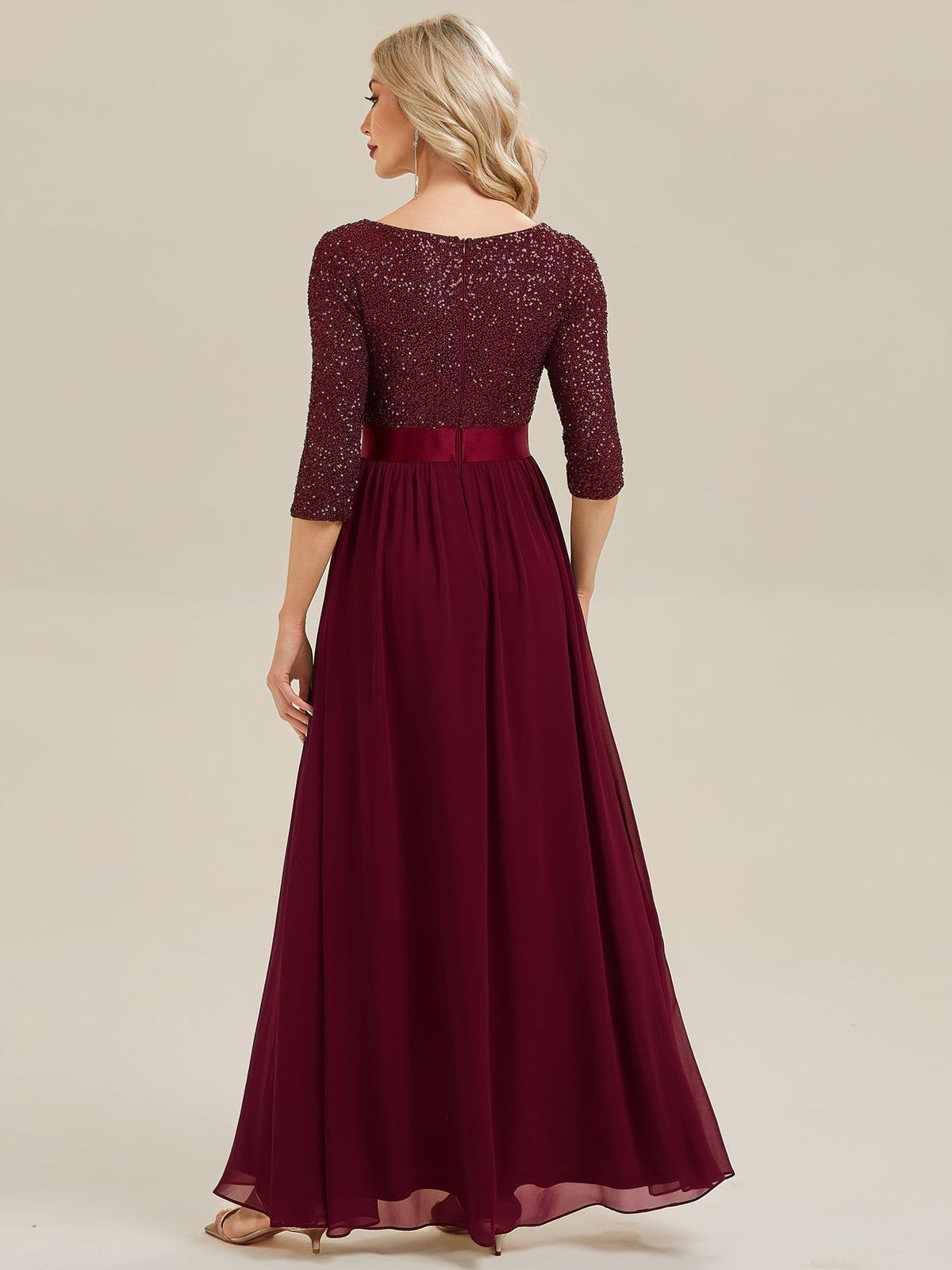 Ever-Pretty Women's Fall Winter Formal Dresses Maxi Sequin Evening Gowns