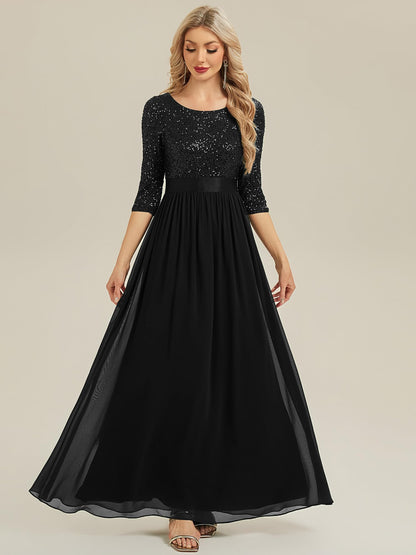 Ever-Pretty Women's Fall Winter Formal Dresses Maxi Sequin Evening Gowns