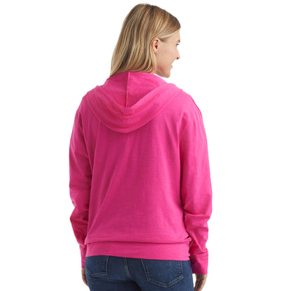 Hanes Women's Lightweight Full Zip Hoodie, Textured Cotton Zip Up, T-Shirt Hoodie