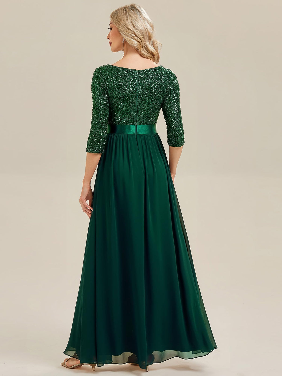 Ever-Pretty Women's Fall Winter Formal Dresses Maxi Sequin Evening Gowns