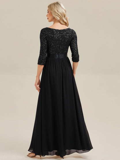 Ever-Pretty Women's Fall Winter Formal Dresses Maxi Sequin Evening Gowns