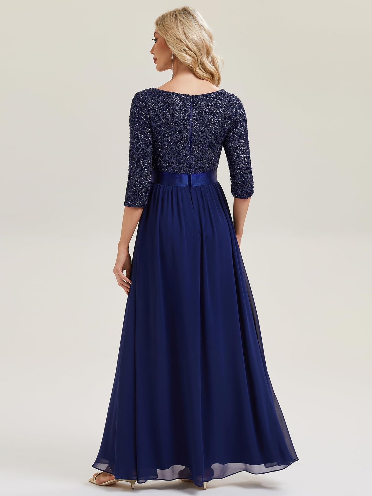 Ever-Pretty Women's Fall Winter Formal Dresses Maxi Sequin Evening Gowns