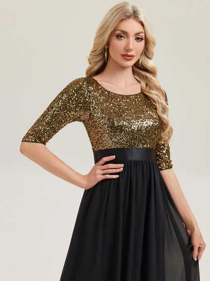 Ever-Pretty Women's Fall Winter Formal Dresses Maxi Sequin Evening Gowns
