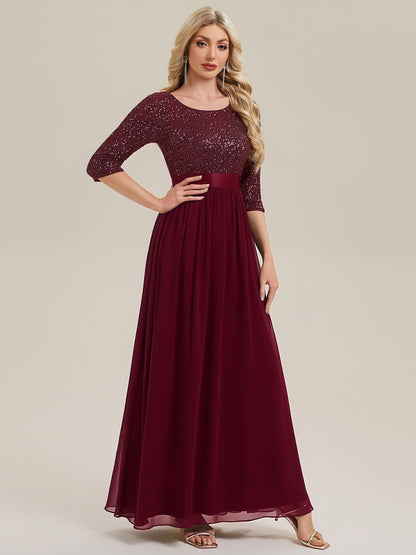 Ever-Pretty Women's Fall Winter Formal Dresses Maxi Sequin Evening Gowns