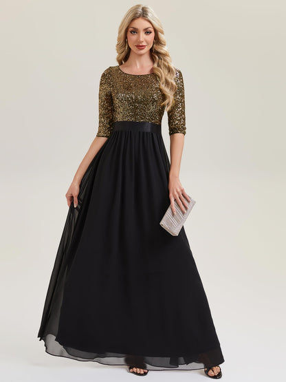 Ever-Pretty Women's Fall Winter Formal Dresses Maxi Sequin Evening Gowns