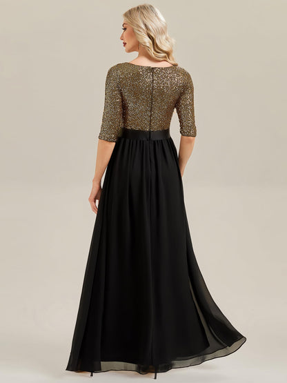 Ever-Pretty Women's Fall Winter Formal Dresses Maxi Sequin Evening Gowns